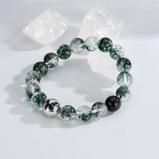 TaoVella Green Phantom 925Silver Butterfly Wealth Energy Protect Bracelet - TaoVella