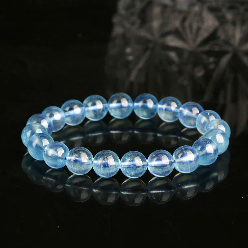 TaoVella Natural Aquamarine Crystal Tranquility & Healing Energy Bracelet - TaoVella