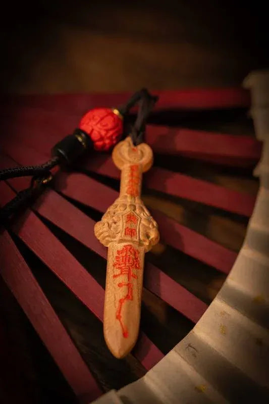 TaoVella Handcrafted Guardian Sword of Luck Keychain for Protection & Energy Cleansing - TaoVella