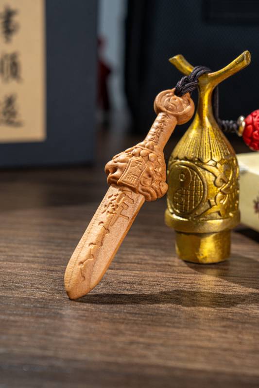 TaoVella Guardian Energy God Celestial Master Peach Wood Sword