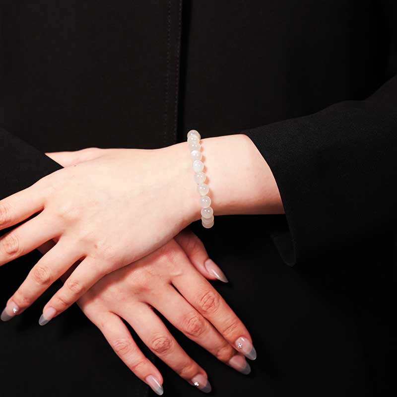 TaoVella 5A Moonstone Soul-Guarding, Healing & Good Luck Bracelet