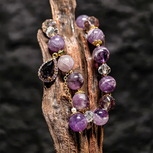 TaoVella Calm Eye – Amethyst Teardrop Spiritual Awakening Guardian Bracelet - TaoVella