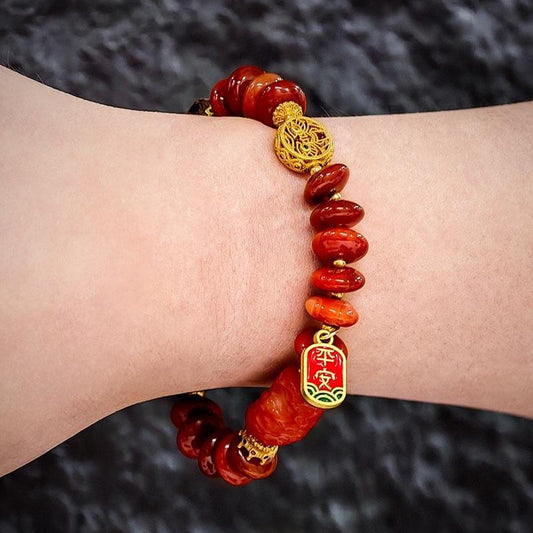 TaoVella Eternal Compassion Tibetan Bracelet for Women's Spiritual Growth & Protection - TaoVella