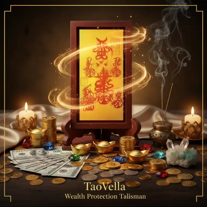 TaoVella Five-Way Wealth Protection Talisman – Attract, Secure & Grow Your Wealth