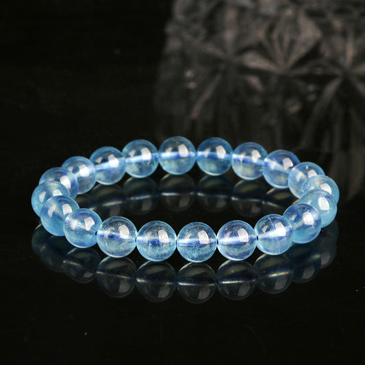 TaoVella Natural Aquamarine Crystal Tranquility & Healing Energy Bracelet