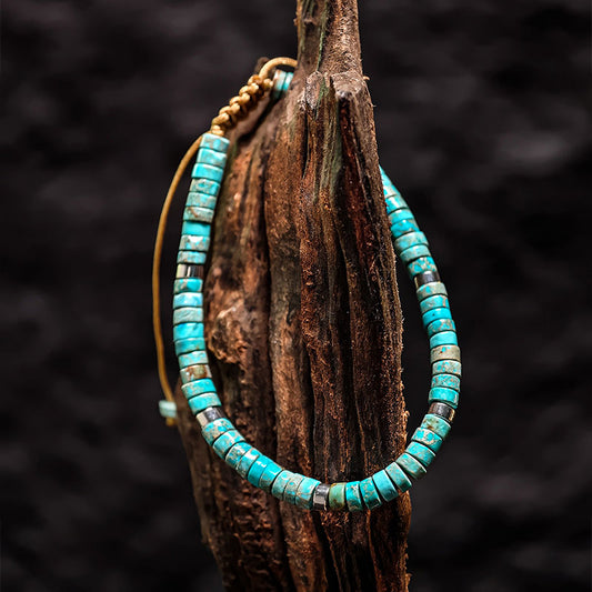 TaoVella Conquer-Anxiety Blue Imperial Stone Chakra Balance Protection Bracelet