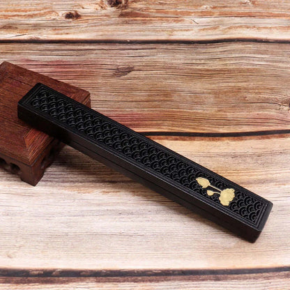 TaoVella Eastern Natural Ebony Incense Burner Fireproof Incense Box - Spiritual Jewelry for Wealth, Protection & Healing | TaoVella