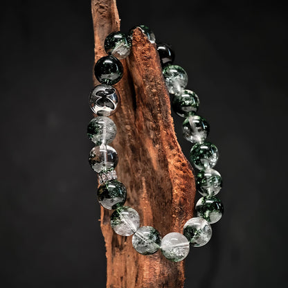 TaoVella Green Phantom 925Silver Butterfly Wealth Energy Protect Bracelet