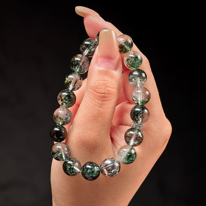 TaoVella Green Phantom 925Silver Butterfly Wealth Energy Protect Bracelet