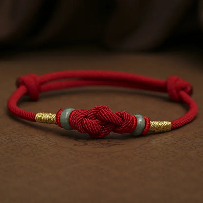 TaoVella Red String Jade Guardian & Lucky Couple Bracelet - TaoVella