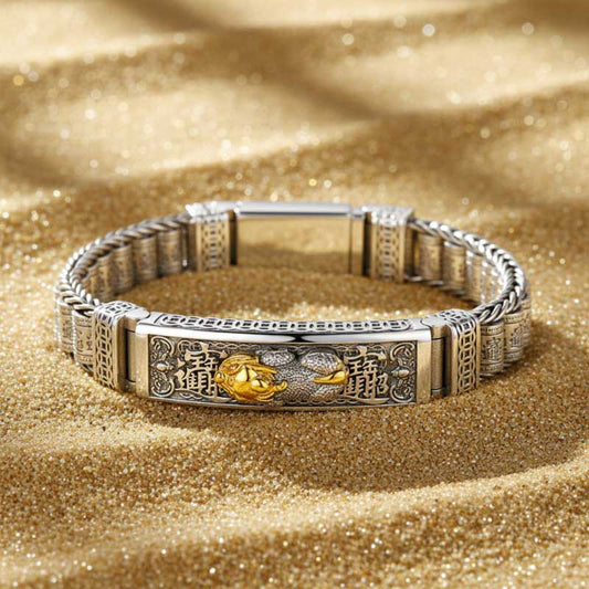 TaoVella Ultimate Wealth Guardian – Pixiu Divine Beast Feng Shui Energy Bracelet (Men)