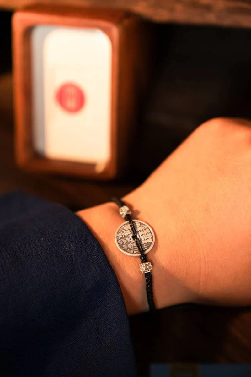 TaoVella Silver Protection Bracelet | Eastern Amulet to Attract Wealth & Banish Misfortune - Spiritual Jewelry for Wealth, Protection & Healing | TaoVella