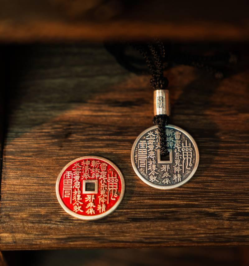 TaoVella 999 Silver Protection Necklace | Guardian Talisman for Wealth & Misfortune Cleansing - Spiritual Jewelry for Wealth, Protection & Healing | TaoVella