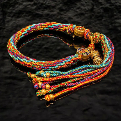 TaoVella Wheel of Life – Tibetan Colorful Eternal Energy Spiritual Guardian Bracelet - TaoVella