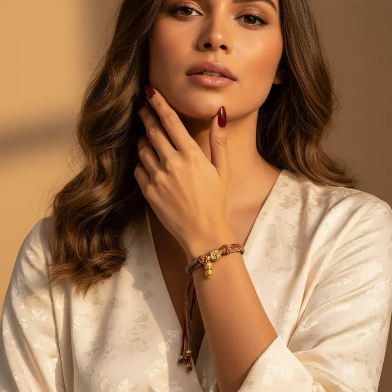 TaoVella Wheel of Life – Tibetan Colorful Eternal Energy Spiritual Guardian Bracelet - TaoVella