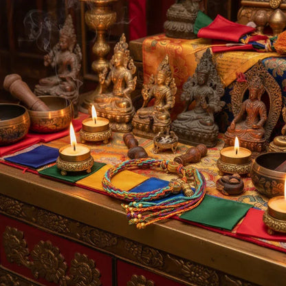 TaoVella Wheel of Life – Tibetan Colorful Eternal Energy Spiritual Guardian Bracelet - TaoVella