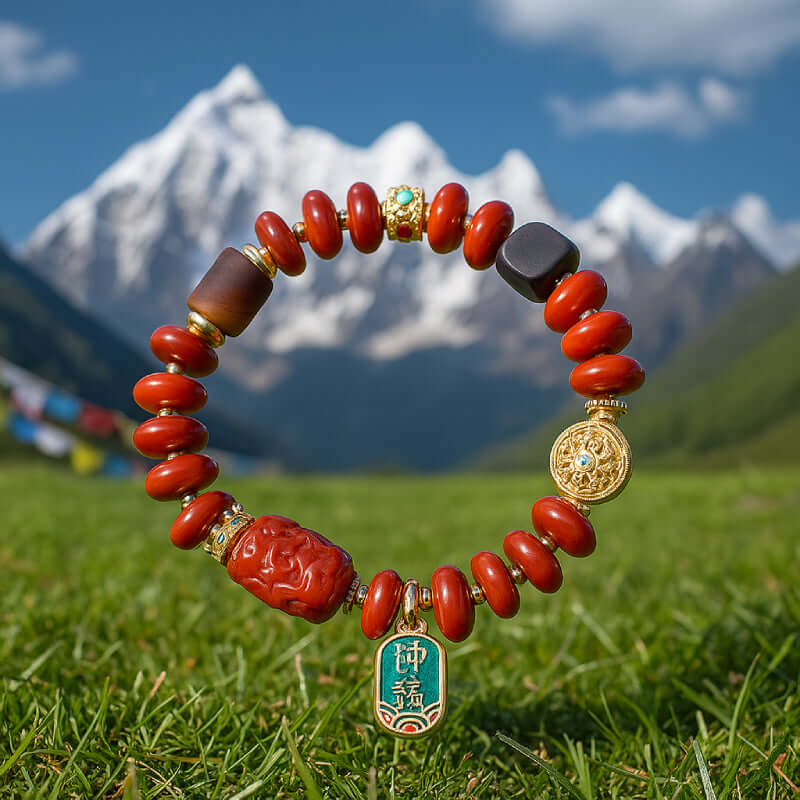 TaoVella Eternal Compassion Tibetan Bracelet for Women's Spiritual Growth & Protection - Spiritual Jewelry for Wealth, Protection & Healing | TaoVella